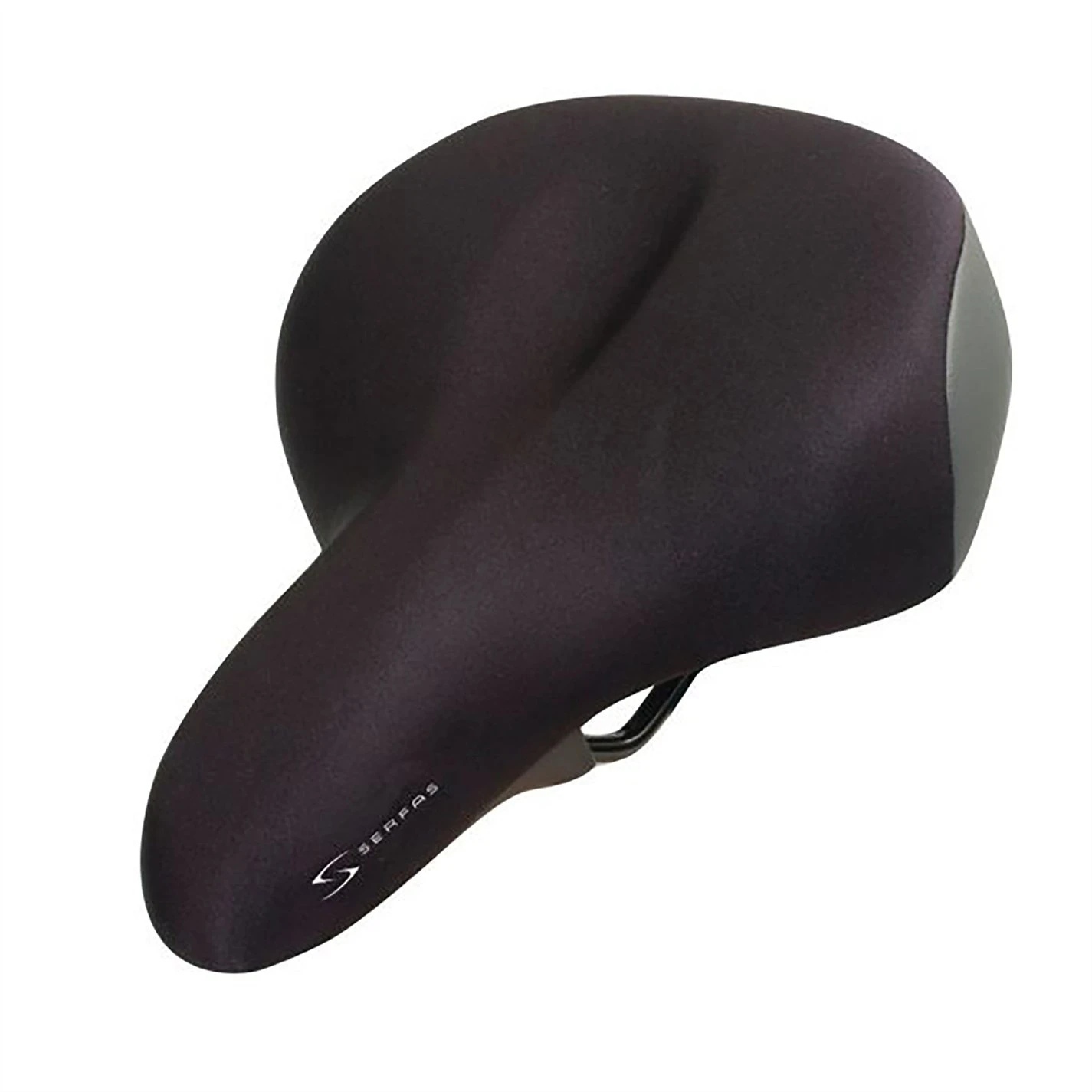 Serfas Tailbones Hybrid Saddle, W/Elastomers, Lycra