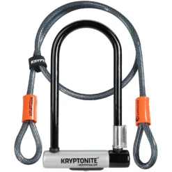 Kryptonite Kryptolok D Lock With Kryptoflex Cable Sold Secure Gold